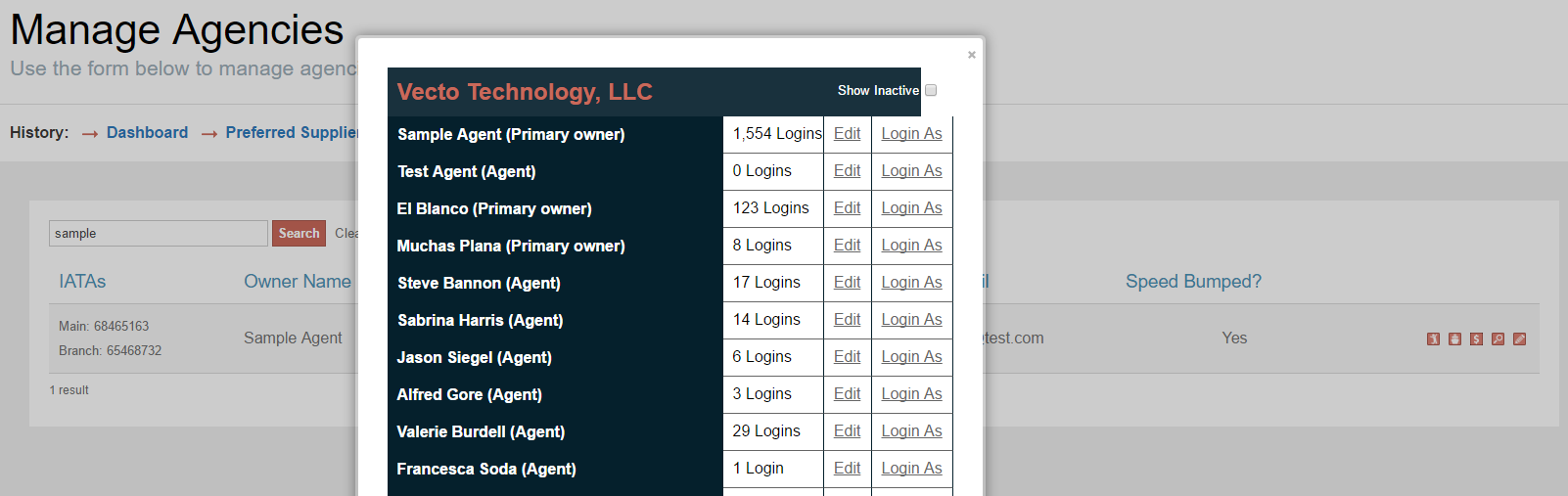 Travel Agent Management Tool